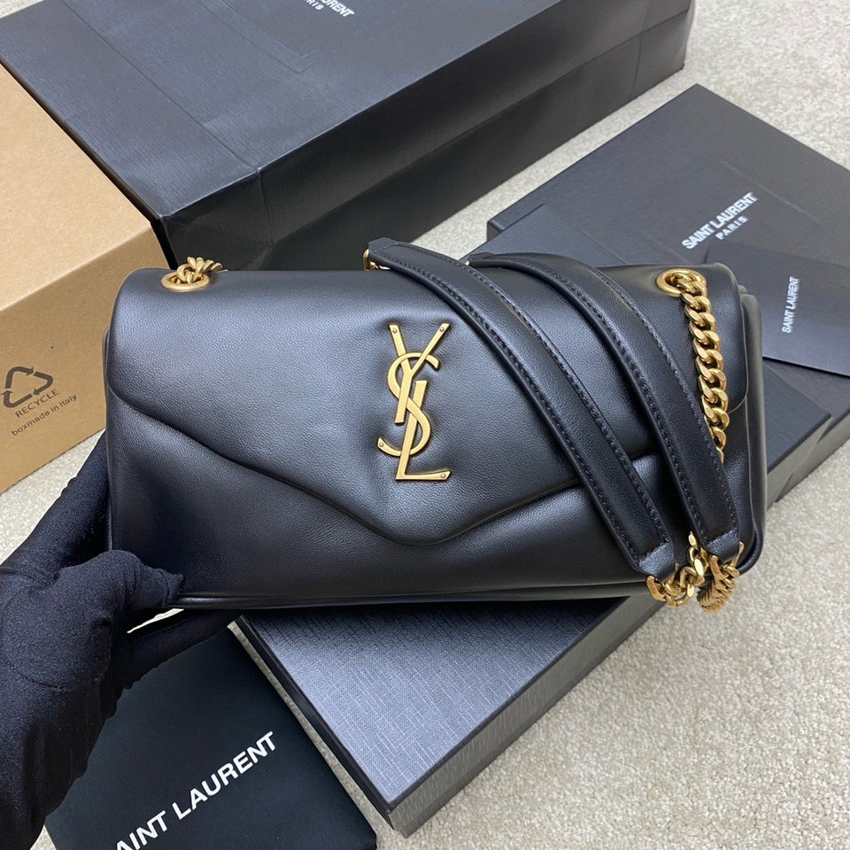 Yves Saint Laurent Calypso Lambskin Black