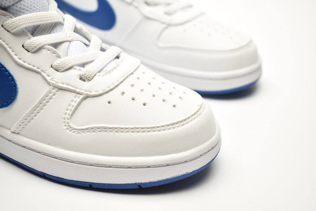 Nike Court Borough Mid 2 White / Blue Infantil