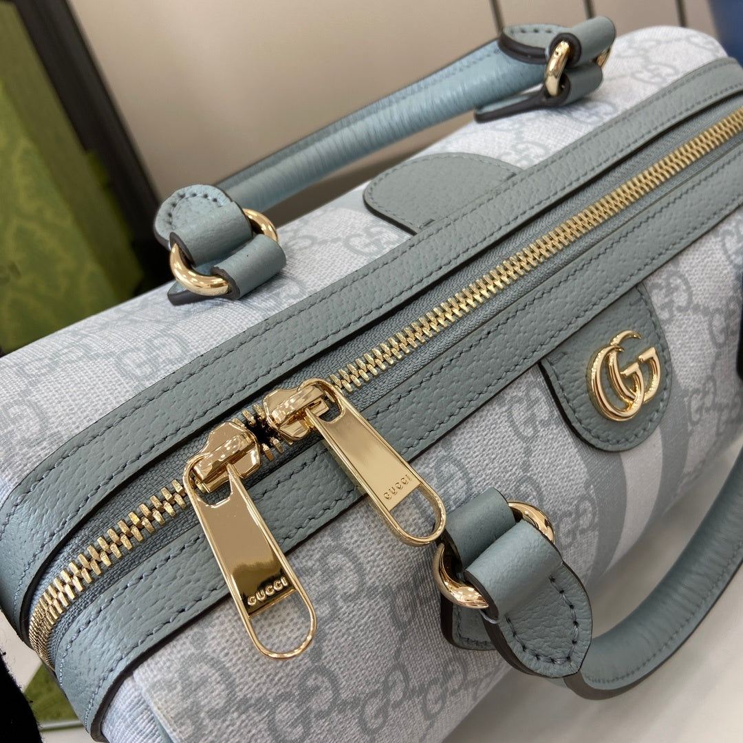 Gucci Ophidia Mini Boston Bag Blue