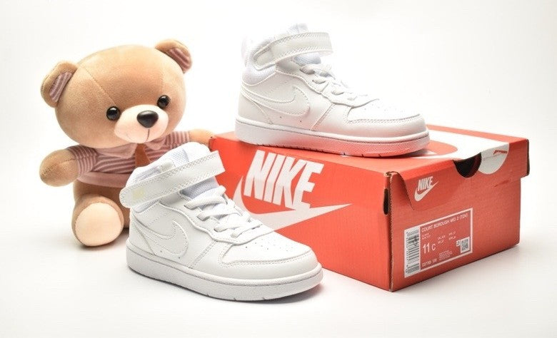 Nike Court Borough Mid 2 White Infantil
