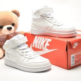 Nike Court Borough Mid 2 White Infantil