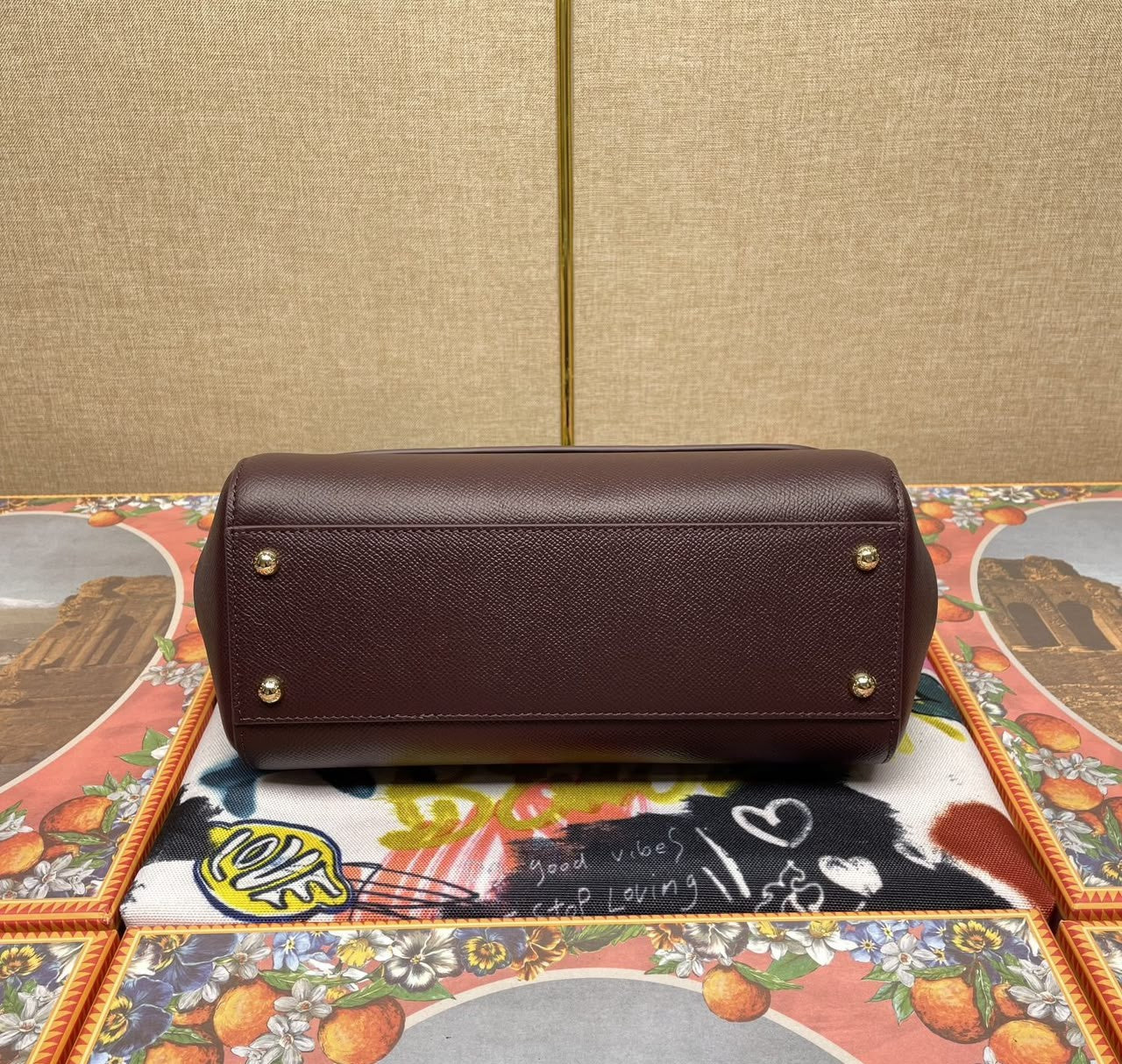 Dolce & Gabbana Sicily Small Handbag Brown