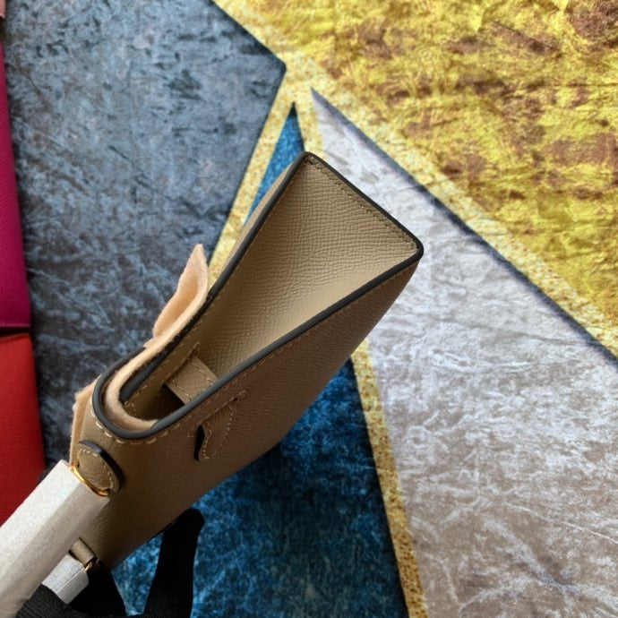 Bolsa Kelly Sellier Mini II Gris Asphalte (tamanho 20) .