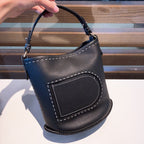 Delvaux Pin Mini Bucket Black