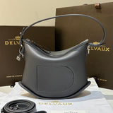 Delvaux Pin Swing Shoulder Bag Stone