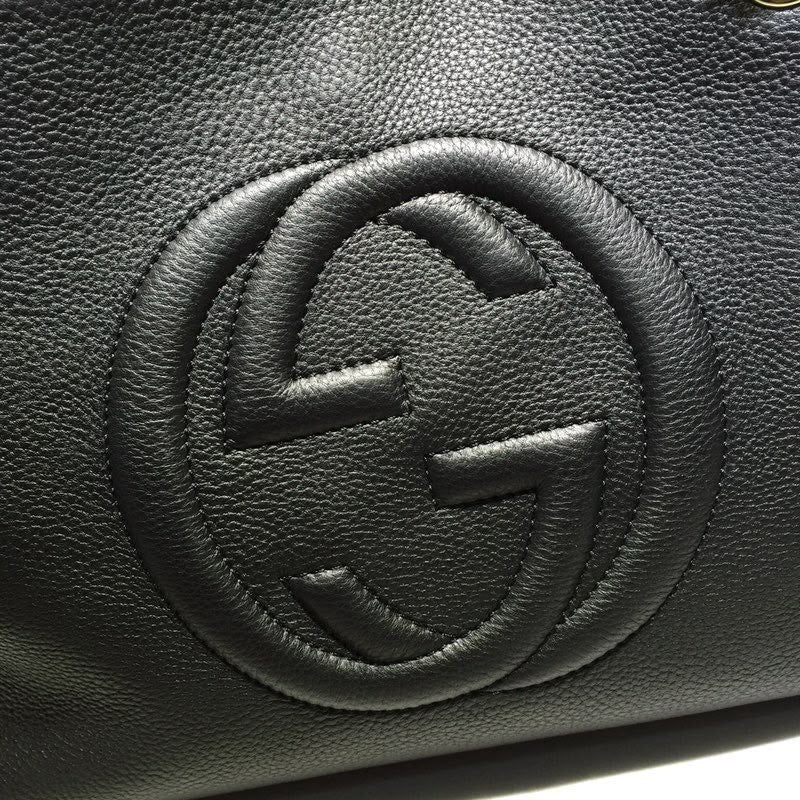 Gucci Soho Chain Tote Bag Black