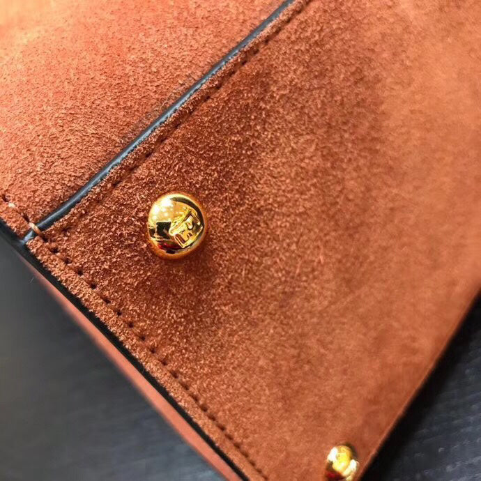 Fendi Peekaboo X-Lite Camurça Brown