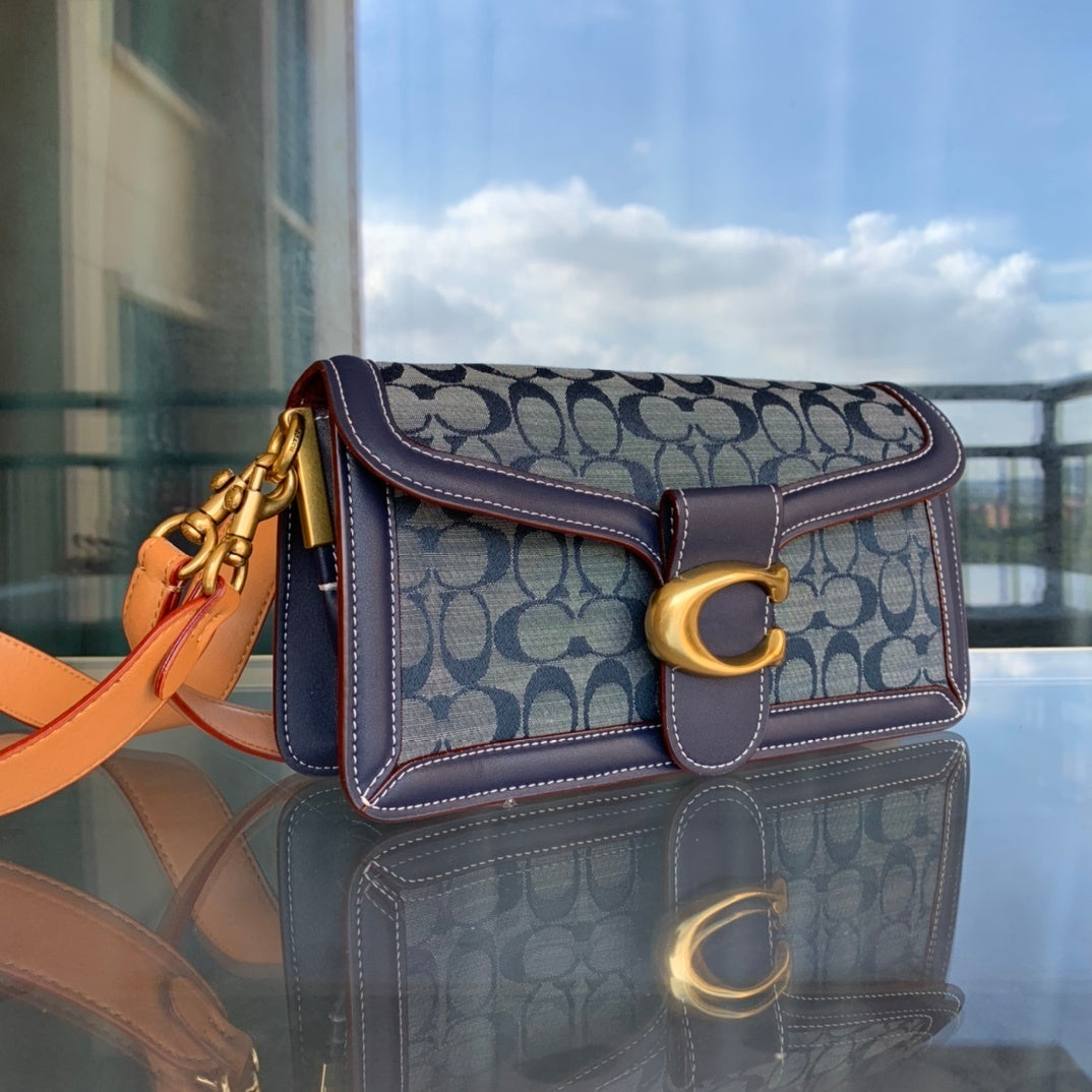 Bolsa Coach Tabby Shoulder Bag 26 in Signature Chambray