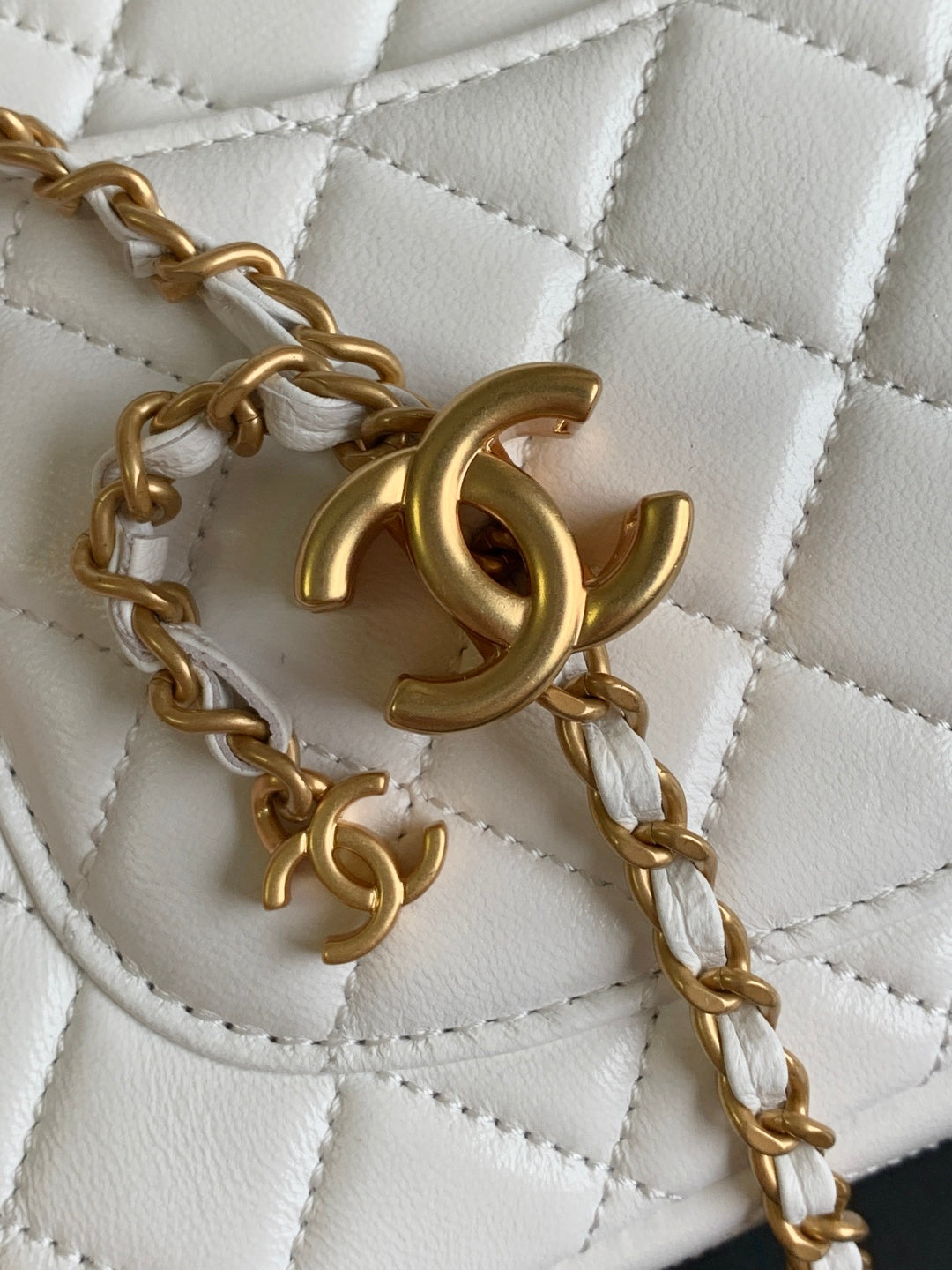 Chanel Classic Double Flap White