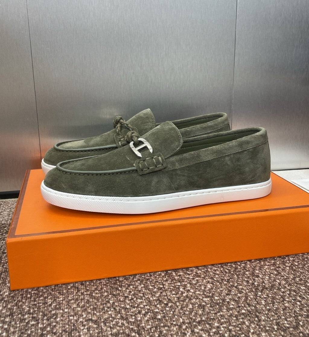 HERMES LOAFER Green