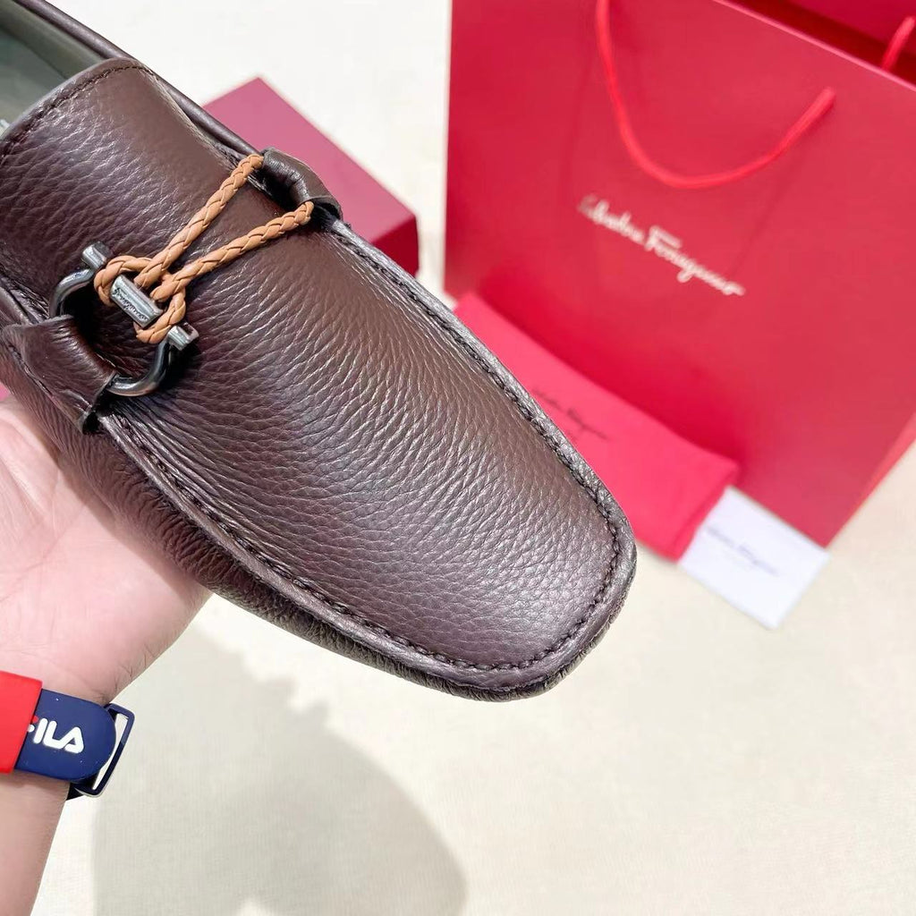 Mocassim Salvatore Ferragamo Front 4 Driving Shoe