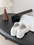 Mocassim Lambskin Ivory white