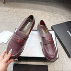 Chanel Timeless Patent Loafer red