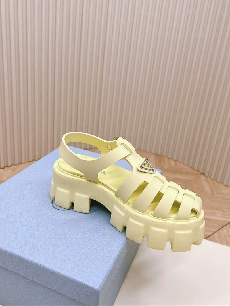 Prada Monolith yellow