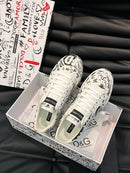 Dolce & Gabbana Portofino Graffiti Print Leather