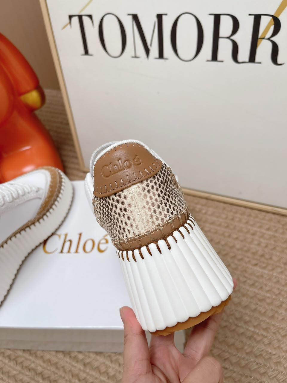 Tênis Chloé Nama com Plataforma