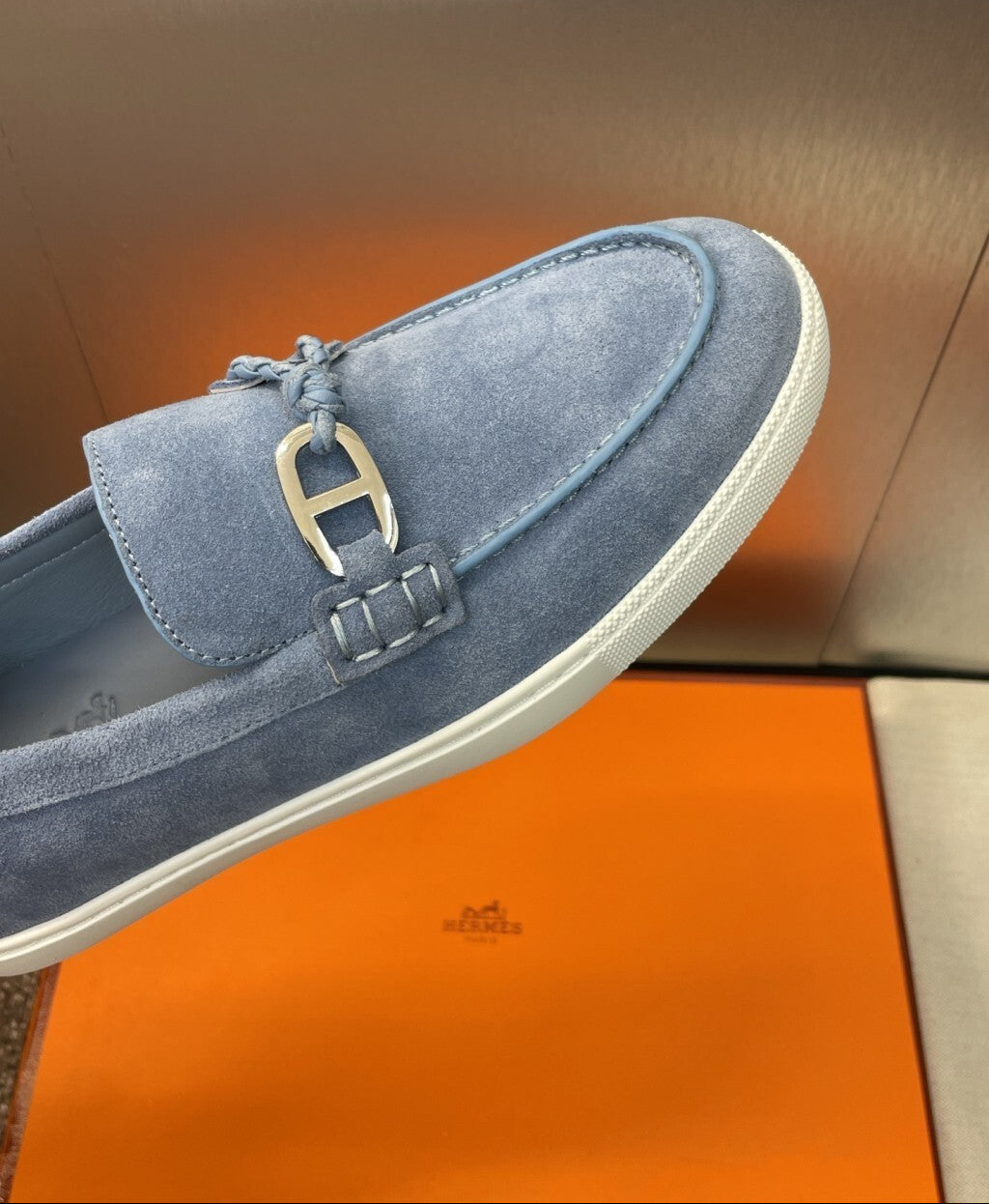 HERMES LOAFER Blue