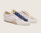 Golden Goose True-Star em Camurça Estrela Prata .