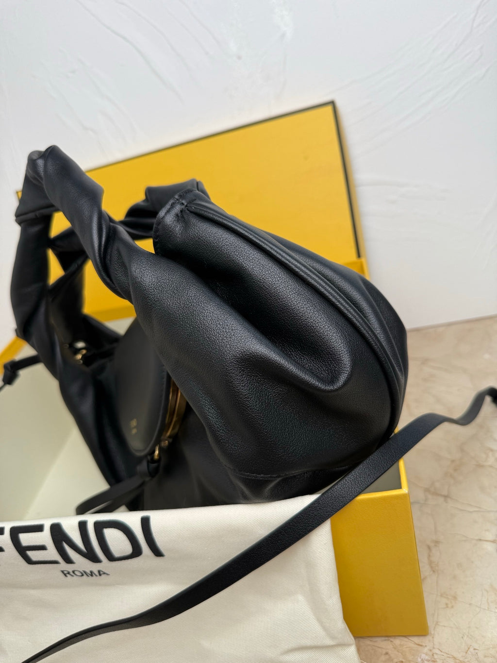 Fendi Spy Roma Bag Black