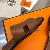 Hermes Izmir Sandal Gold Smooth Calfskin Leather ( Pronta entrega )