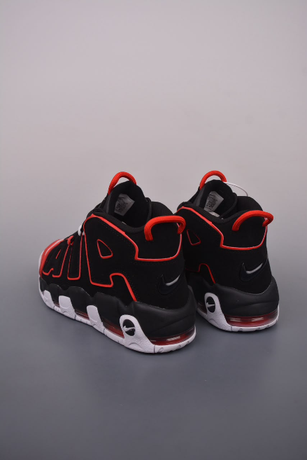 Nike Air More Uptempo  (Black/University Red/White)