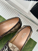 Gucci Loafers GG Dark Brown