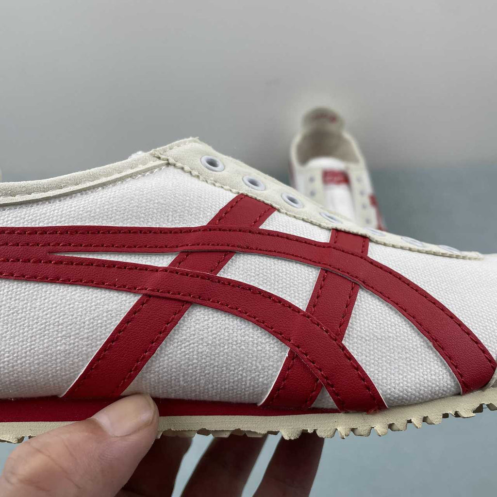 Onitsuka Tiger Mexico 66 White Burgundy ( Pronta entrega )