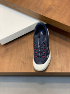 Tênis Moncler Trailgrip LP Azul Marinho e Off White