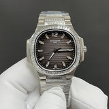 Patek Philippe Nautilus Ladies "Haute Joaillerie" Dark Gray Gradient Dial