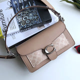Bolsa Coach Tabby Shoulder  Signature Canvas  Sand Taupe