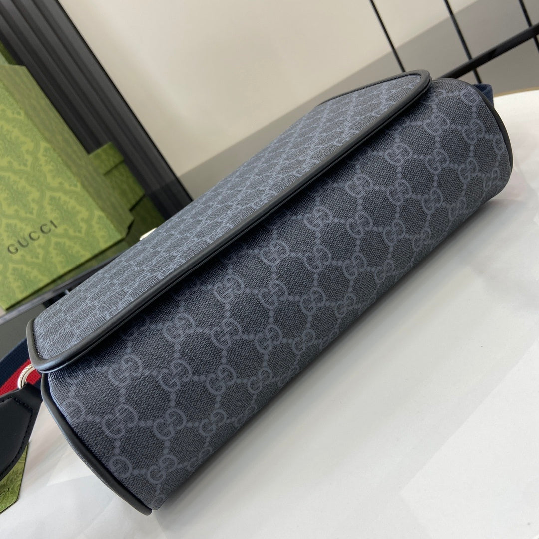 Gucci GG Monogram Messenger Bag Naty