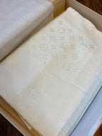 Echarpe Xale Louis Vuitton White