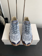 Maison Margiela Replica Low "Hand Painted Navy Canvas/Denim