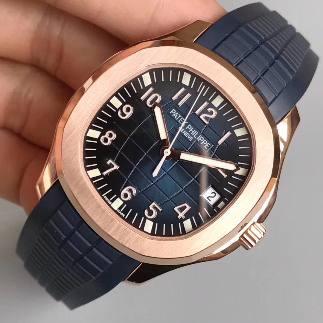 Patek Philippe Aquanaut Chronograph Dial with Embossed Grid Pattern