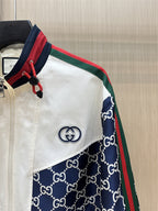 Jaqueta Corta-Vento Gucci GG Monogram Color-Block
