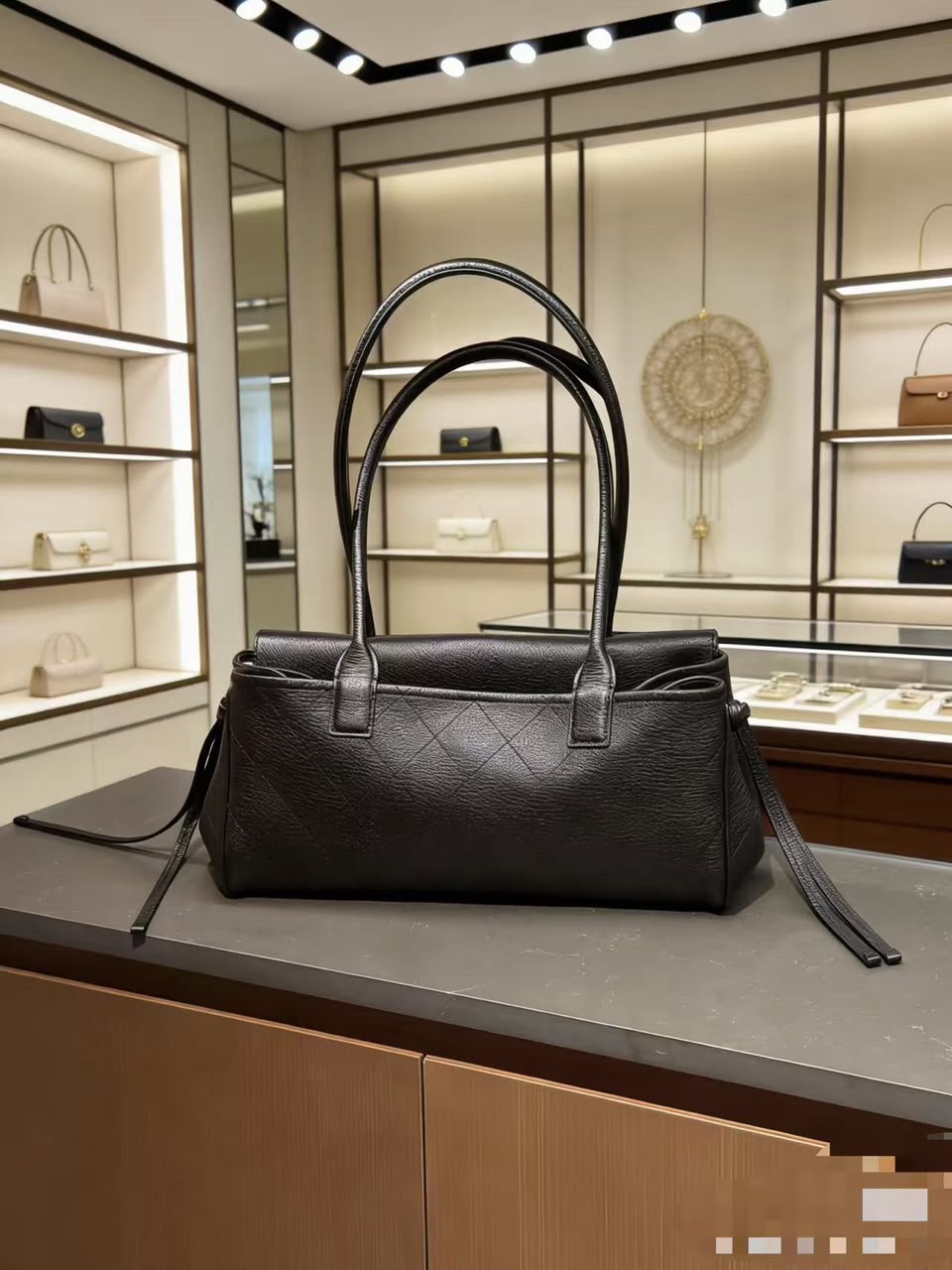 Chanel Small Shopping Bag Black