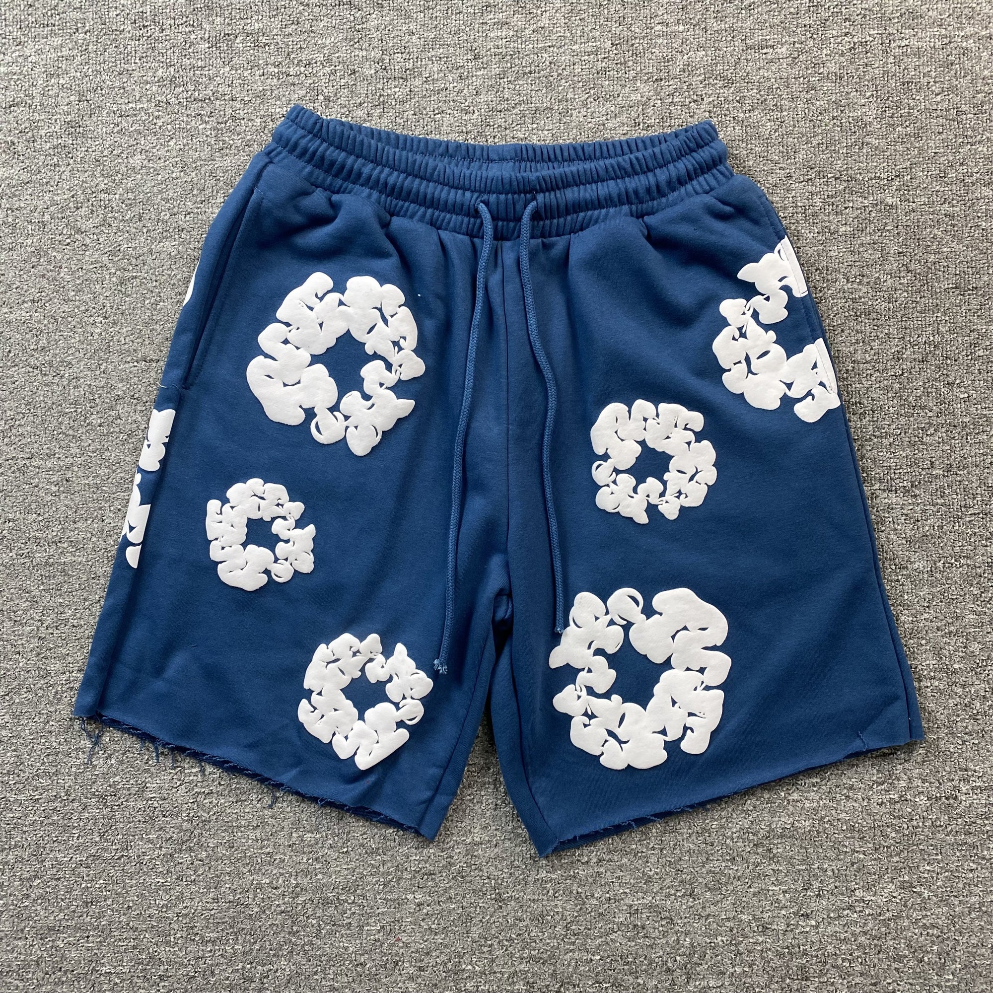 Shorts Moletom Cotton Wreath Denim Tears
