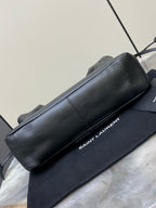 Saint Laurent Jamie 4.3 Shopping Tote Black Gold With Pouch