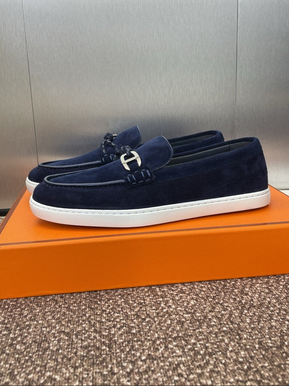 HERMES LOAFER Dark Blue