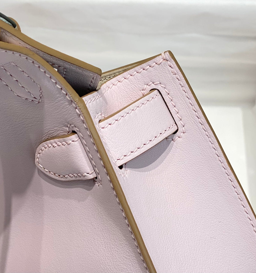 Bolsa Hermès Jypsière Mini Evercolor Mauve