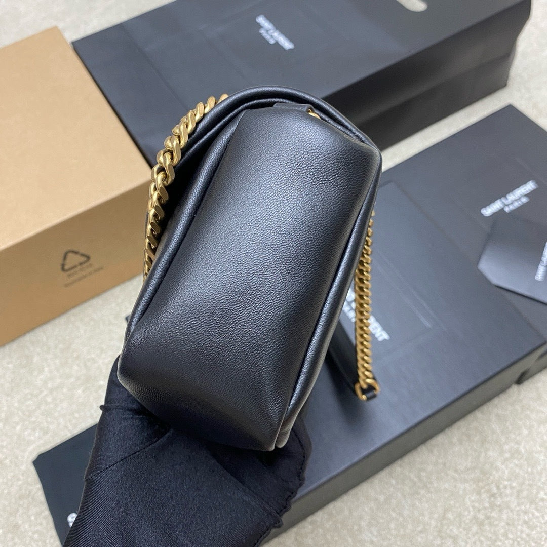 Yves Saint Laurent Calypso Lambskin Black