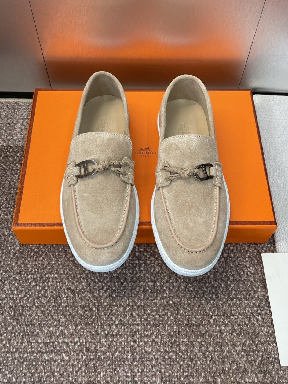 HERMES LOAFER off-white