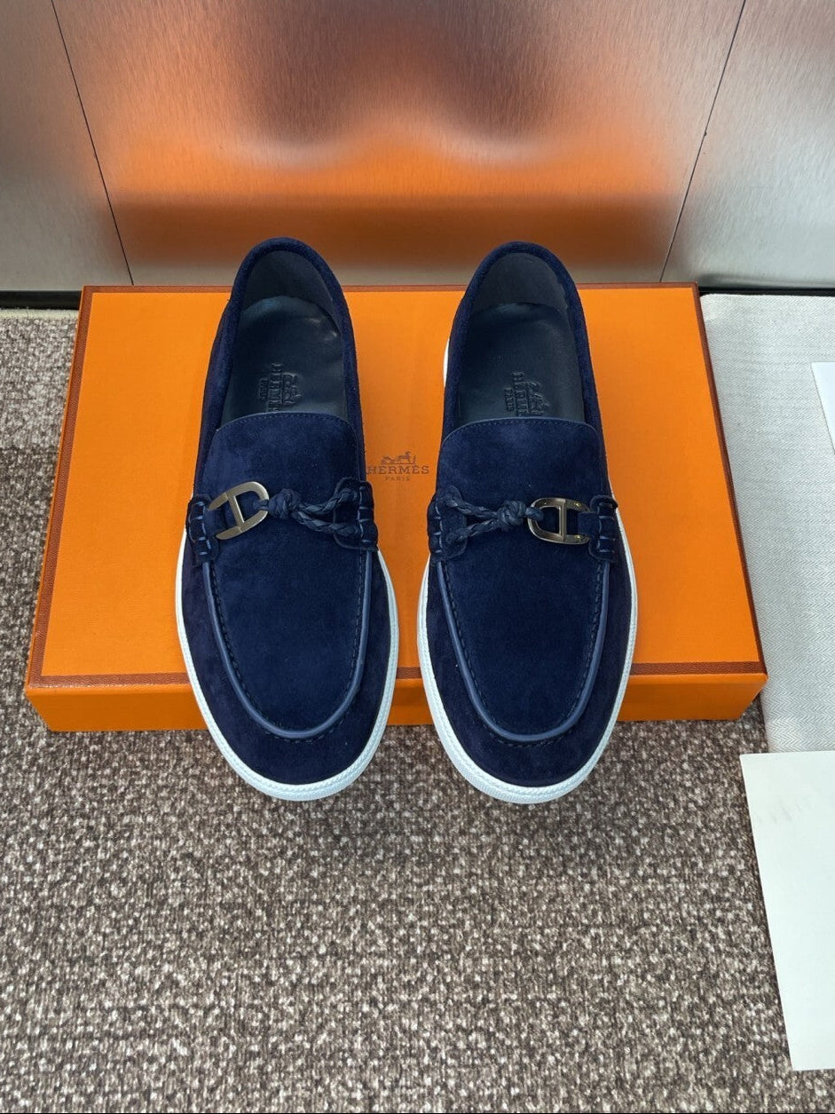 HERMES LOAFER Dark Blue