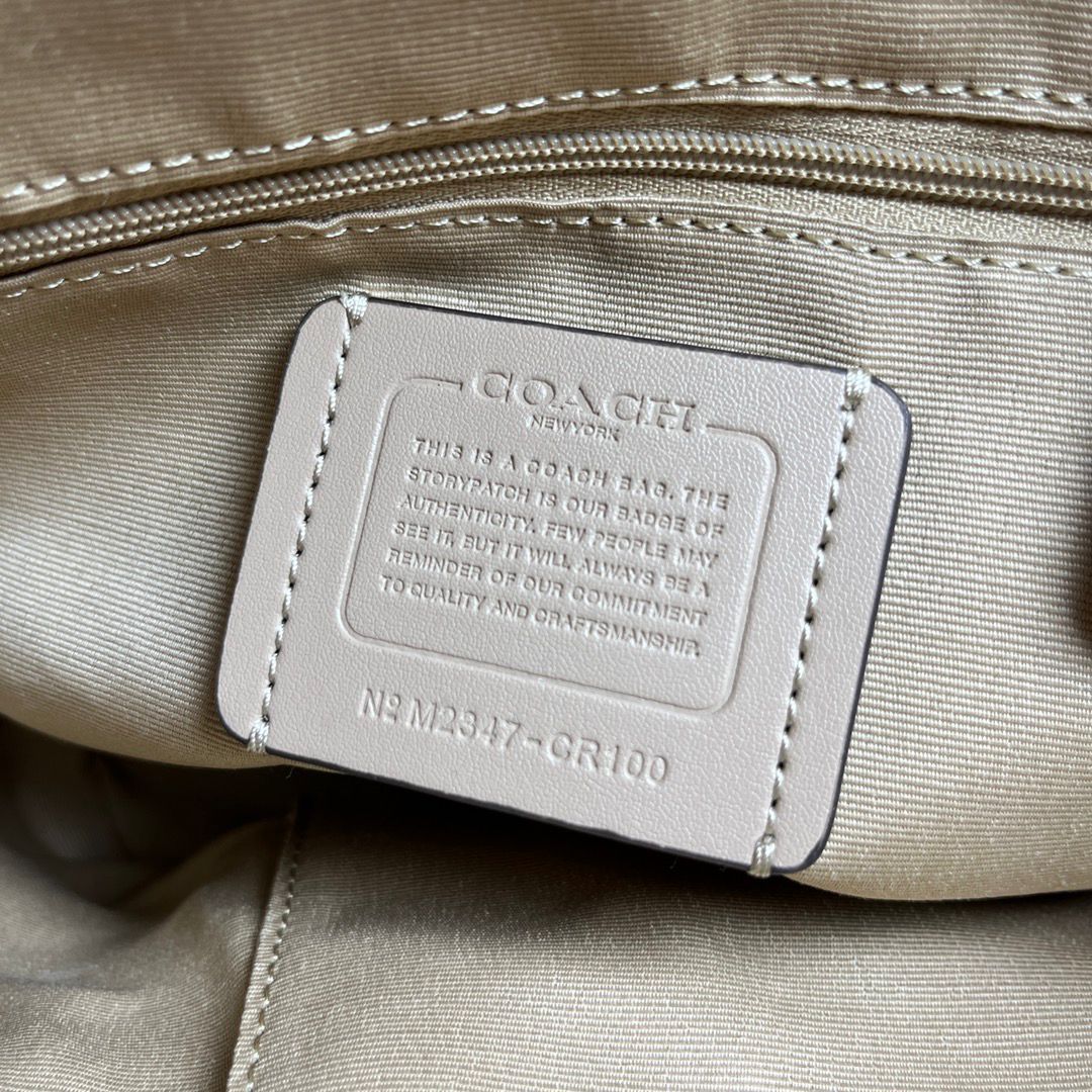 Coach Pace Mini Backpack Blue Off White