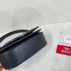 Diesel 1DR Shoulder Bag Nappa Leather Black
