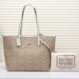 Coach City Tote Signature Canvas Beje