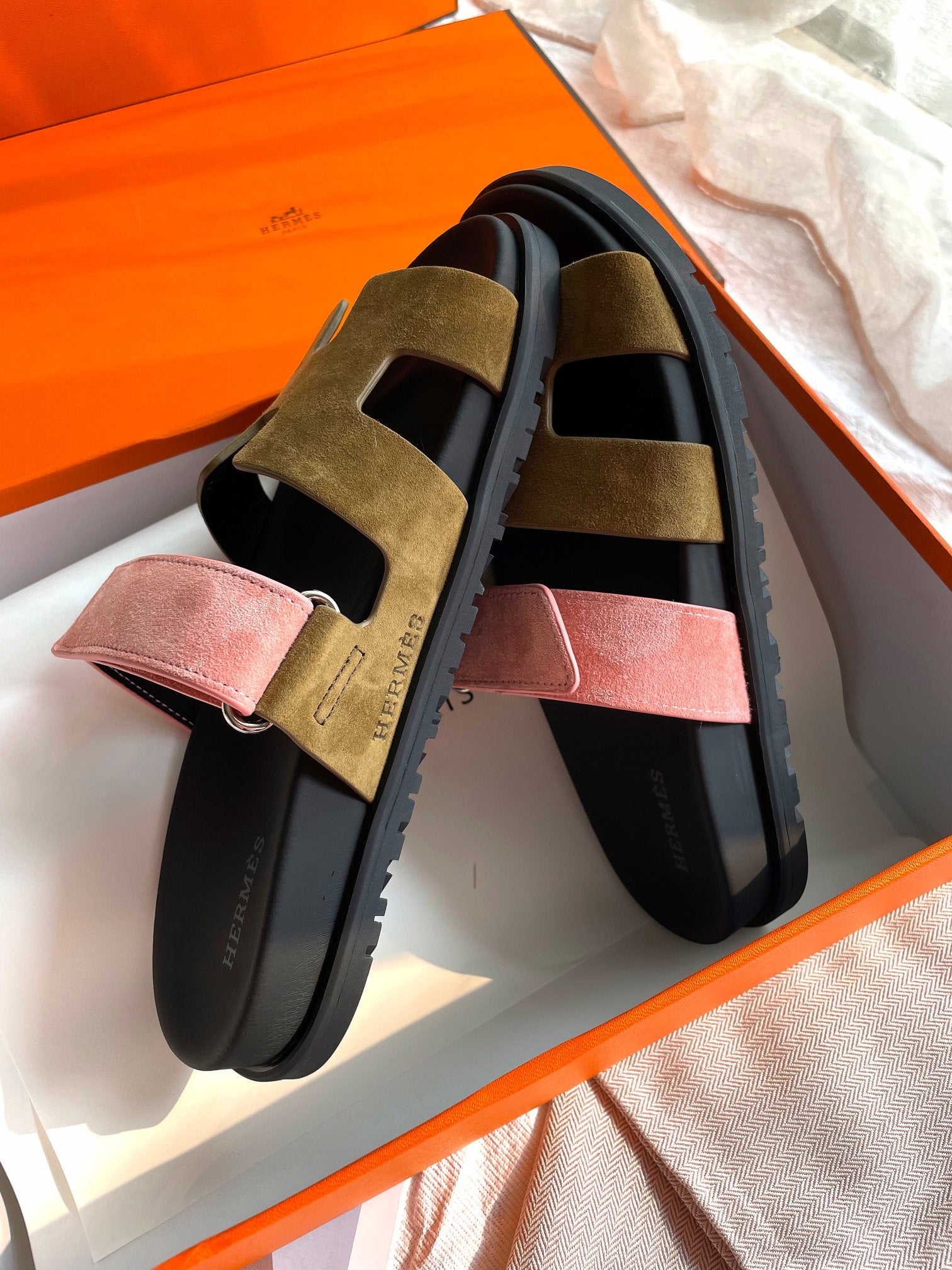 Hermes Chypre Olive Pink