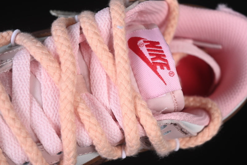 SB DUNK LOW WHITE PINK BROWN
