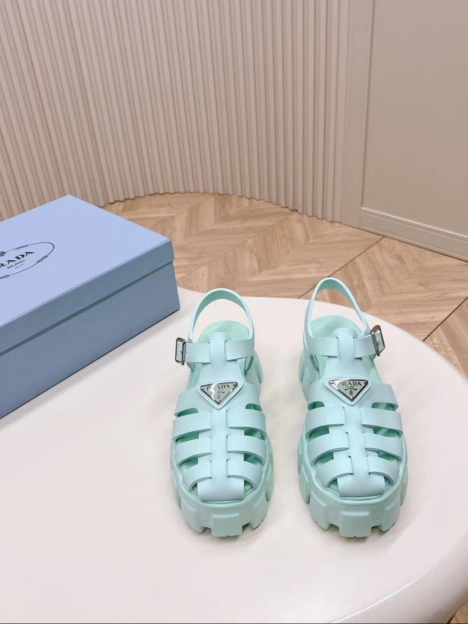 Prada Monolith blue