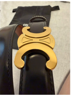 Cinto Celine black and Brown .